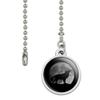 GRAPHICS & MORE Wolf Howling Moon Silhouette Ceiling Fan and Light Pull Chain view 2