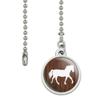 GRAPHICS & MORE Horse Silhouette Cowboy Western Ceiling Fan and Light Pull Chain view 2