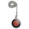 GRAPHICS & MORE Firefighter Fire Rescue Maltese Cross Ceiling Fan and Light Pull Chain view 1