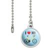 GRAPHICS & MORE I Love My Bike Road Bicycle Cycling Ceiling Fan and Light Pull Chain view 2