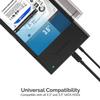 SABRENT USB 3.0 to SATA External Hard Drive Lay Flat Docking Station with Built in Cooling Fan for 2.5 or 3.5in HDD, SSD [Support UASP and 22TB] (EC-DFFN) view 4