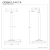 Kingston Brass CC2005 Classic Pedestal Paper Holder, Oil Rubbed Bronze view 3