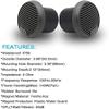 Herdio 3 Inch Waterproof Marine Speakers Full Range Audio Motorcycle Speaker Stereo System with MAX Power 140 W (Pair) for Motorcycle,Boat,Hot tub,UTV,ATV,Golf Carts,Powersports,CAR,SPA(Grey) view 2