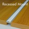 TECLED 4ft. 46" LED Aluminum Profile U Channel Recessed Mount Frosted Diffuse Cover, Clear Anodized Part#20302 view 4