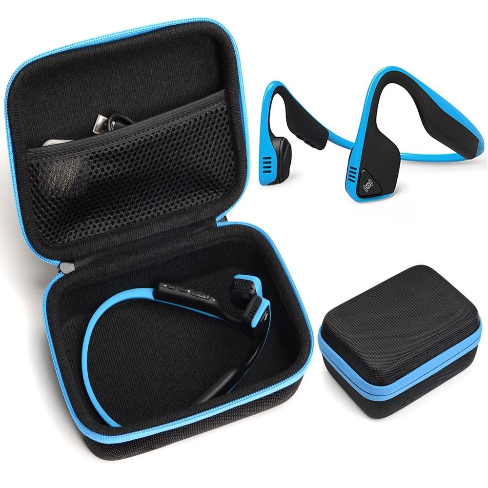 CaseSack Case Compatible with Shokz OpenRun, OpenMove, Aeropex, Trekz, Bluez 2; KSCAT, Sades, DIGICare, allmity