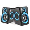 RECCAZR SP2040 Surround Computer Speakers with Deep Bass USB Wired Powered Multimedia Speaker for PC/Laptops/Smart Phone Built-in 4 Loudspeaker Diaphragm(Blue) view 1