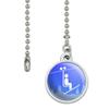 GRAPHICS & MORE Skiing Ski Lift Symbol in Snow Ceiling Fan and Light Pull Chain view 2