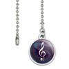 GRAPHICS & MORE Treble Clef on Music Notes Ceiling Fan and Light Pull Chain view 2