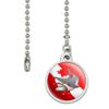 GRAPHICS & MORE Angry Shark Scuba Diving Flag Diver Ceiling Fan and Light Pull Chain view 2