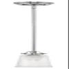 Hinkley Bennett Collection One Light Pendant with Clear Holophane Glass, Polished Nickel view 1