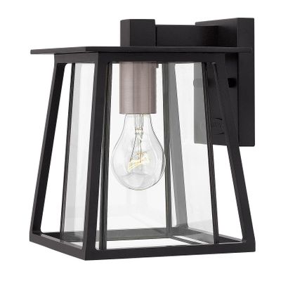 Hinkley Walker One Light Extra Small Outdoor Wall Mount, Black