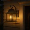 Hinkley Adair Small Single Light Outdoor Wall Mount Lantern, Aged Zinc view 3