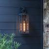 Hinkley Porter Extra Small Wall Mount Lantern, Aged Zinc, 120V, Add Security to Porches, Patios and Exterior Spaces with Ultra-Durable Outdoor Lighting, Aluminum Wall Light, 100w Bulb Included view 2