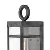 Hinkley Porter Extra Small Wall Mount Lantern, Aged Zinc, 120V, Add Security to Porches, Patios and Exterior Spaces with Ultra-Durable Outdoor Lighting, Aluminum Wall Light, 100w Bulb Included view 4