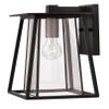 Hinkley Walker One Light Small Outdoor Wall Mount, Black view 1