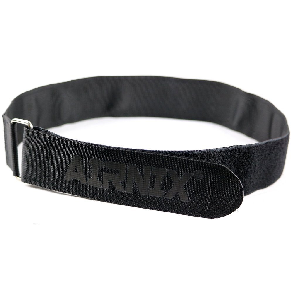 AIRNIX 4pc 36" x 2" (31 useable) Nylon Webbing Hook and Loop Cinch Straps with Metal Buckle, Reusable Fastening, Securing, Cable Straps