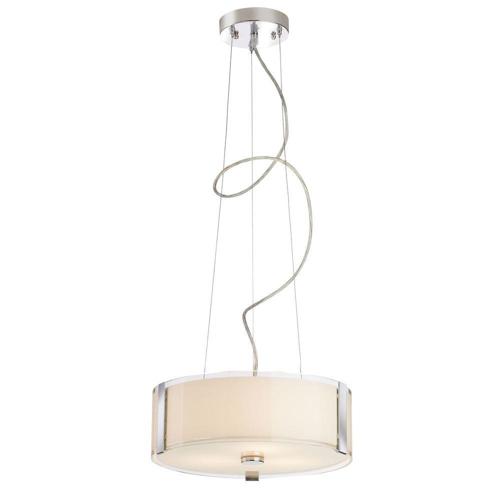 Home Decorators Collection Bourland 3-Light Polished Chrome Pendant