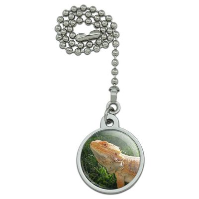 GRAPHICS & MORE Bearded Dragon in Profile Ceiling Fan and Light Pull Chain