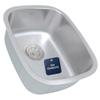 Nantucket Sinks NS20 15-Inch 18-Gauge Rectangle Undermount Bar/Prep Sink, Stainless Steel view 1