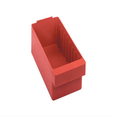 Super Tuff Euro Drawers (4 5/8" H x 5 9/16" W x 11 5/8" D) [Set of 24] Color: Red