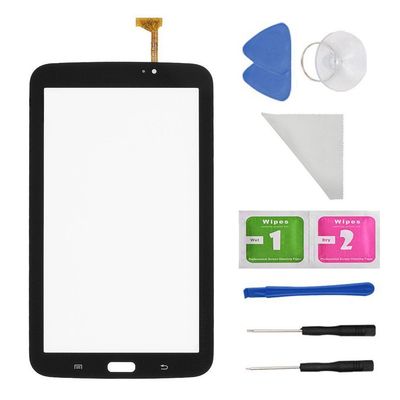 Black Touch Digitizer Screen Replacement for Samsung Galaxy Tab 3 7.0 SM-T210 T210R T210L T217S 217A(WiFi Ver.No Speaker Hole) + PreInstalled Adhesive with Tools