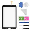 Black Touch Digitizer Screen Replacement for Samsung Galaxy Tab 3 7.0 SM-T210 T210R T210L T217S 217A(WiFi Ver.No Speaker Hole) + PreInstalled Adhesive with Tools view 1