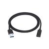 CERRXIAN USB 3.0 Type A Male to USB 3.0 Type C Female Connector Converter Adapter (Black) (3ft) view 1