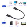 CERRXIAN USB 3.0 Type A Male to USB 3.0 Type C Female Gold Plated Connector Converter Adapter (Black) (15cm) view 4