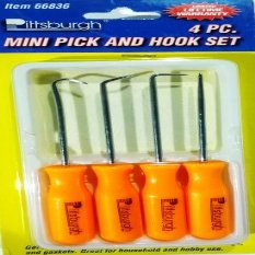 Pittsburgh 4 Piece Mini Pick and Hook Set