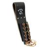 Lace-Up Double Bullpin Holder - Premium Black Leather- Rudedog USA #3011 view 2