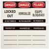 Brady-99576 Plastic Lockout/Tagout Padlock, Keyed Different, 1-3/4" Body Length, 1-1/2" Shackle Clearance, Orange (Pack of 1) view 2