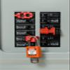Brady-99576 Plastic Lockout/Tagout Padlock, Keyed Different, 1-3/4" Body Length, 1-1/2" Shackle Clearance, Orange (Pack of 1) view 3