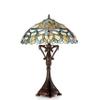 CHLOE Lighting Nora Tiffany Style Victorian 2 Light Table Lamp 18" Shade view 2