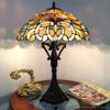 CHLOE Lighting Nora Tiffany Style Victorian 2 Light Table Lamp 18" Shade view 3
