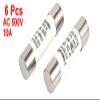 uxcell AC 500V 10A RO15 RT18 RT14 10x38mm Cylindrical Ceramic Tube Fuses 6pcs view 2