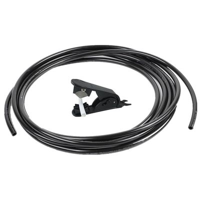 Lemoy Size 1/4 Inch, 10 Meters 30 feet Length Tubing Hose Pipe for RO Water Filter System +tube cutter (Black 10 meters30 feet)