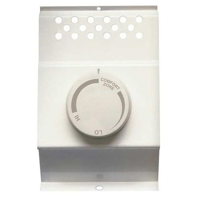 Cadet Single Pole Built-In Thermostat Kit for Electric Baseboard Heaters (Model: BTF1W), 22 Amp, White
