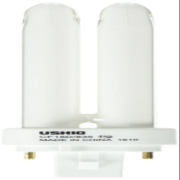 Ushio BC8848 3000145 - CF18D/835-18W - 2 Pin G24d-2 Base - 3500K - CFL Bulb