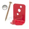 (Lot of 1) Fire Extinguisher Bracket, Wall Hook, Mount, Hanger, Universal for 5 Lb. Extinguishers with Free Screws or WASHERS view 1