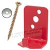(Lot of 1) Fire Extinguisher Bracket, Wall Hook, Mount, Hanger, Universal for 5 Lb. Extinguishers with Free Screws or WASHERS view 2