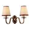 Aiwen 17.71" Vintage Wall Sconces with Fabric Shade, Antique Double Sconces view 1