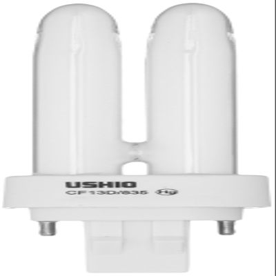 Ushio BC8846 3000053 - CF13D/835-13W - 2 Pin GX23-2 Base - 3500K - CFL Bulb