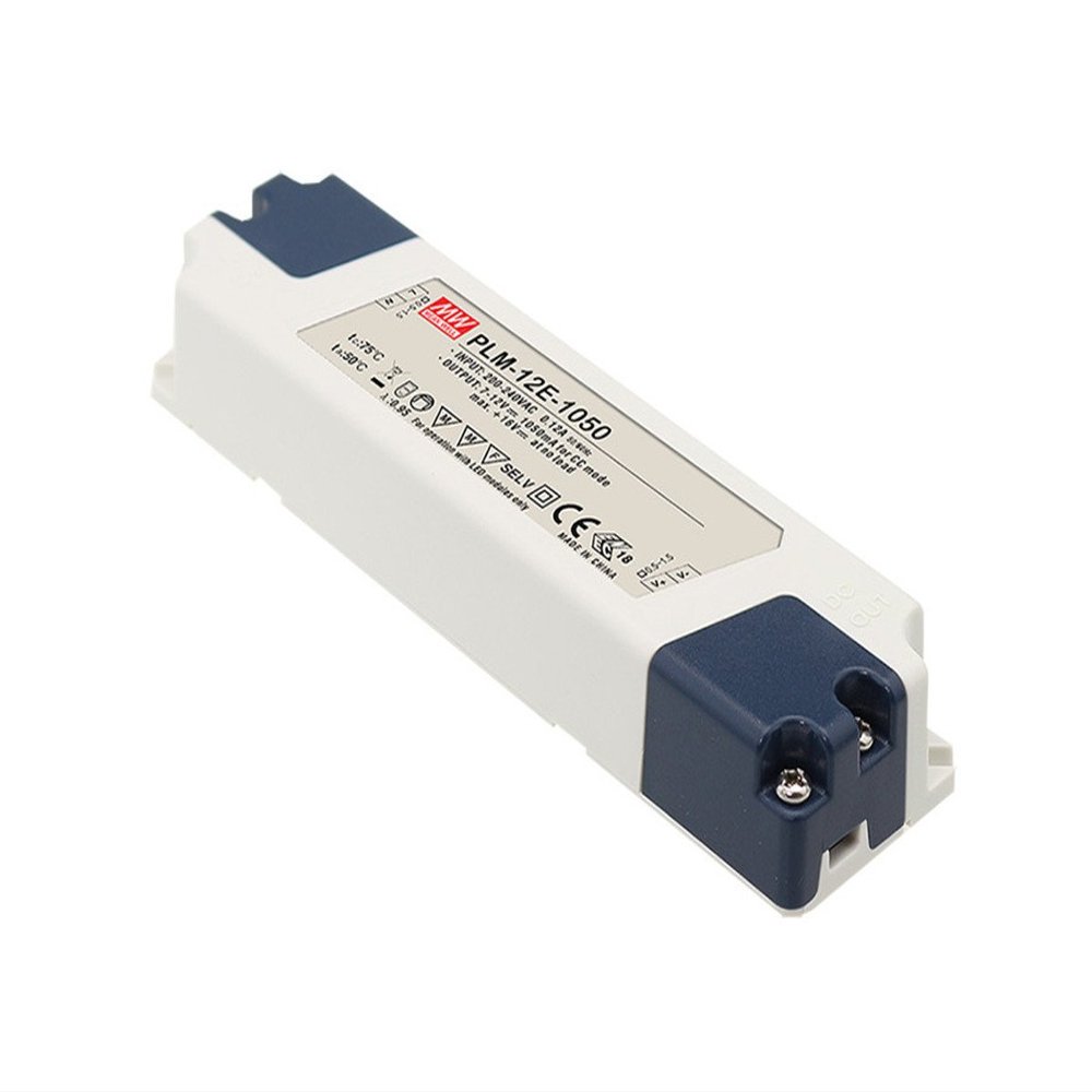 MW Mean Well PLM-12E-350 36V 0.35A 12.6W Single Output LED Power Supply with PFC