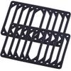 10pcs 80mm Black Anti-Vibration Rubber Fan Gasket Silicone Shock Proof Absorption Pad for Computer PC Case view 2