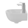 Compact 15 Wall-Hung Basin 15" W x 11-7/8" D x 6-7/8" H view 4