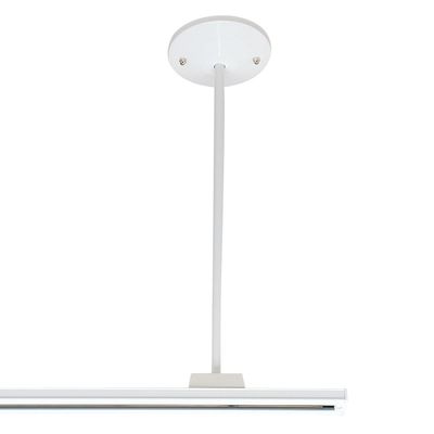Nora Track Light NT-305W - White - 18 in. Pendant Assembly Kit - Single or Dual Circuit - Compatible with Halo Track