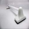 Bath Accessories 24" White Ceramic Towel Bar - Not for Flat Surface Installation view 1