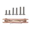 KeyBar Copper Key Organizer EDC Tool | Everyday Carry Compact Key Holder Multi-Tool and Keychain Organizer with Pocket Clip (Holds up to 12 Keys) Made in the USA view 3