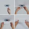 HALO SMD 5 in. and 6 in. 4000K Cool White Integrated LED Recessed Square Surface Mount Ceiling Light Trim at 90 CRI view 2