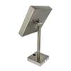 Whitehaus Freestanding LED Magnifying Mirror 6 Square Vanity Mirror with 5X Zoom, Touch-Activated Light, Brushed Nickel view 3
